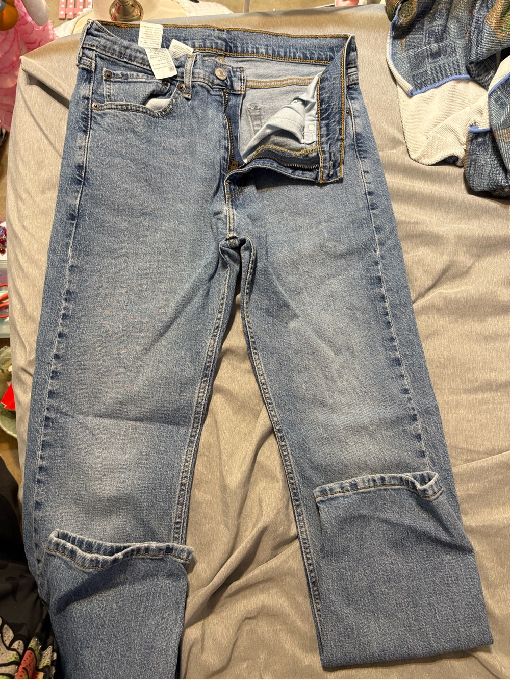 Levi's Light Blue Straight-Leg Jeans
